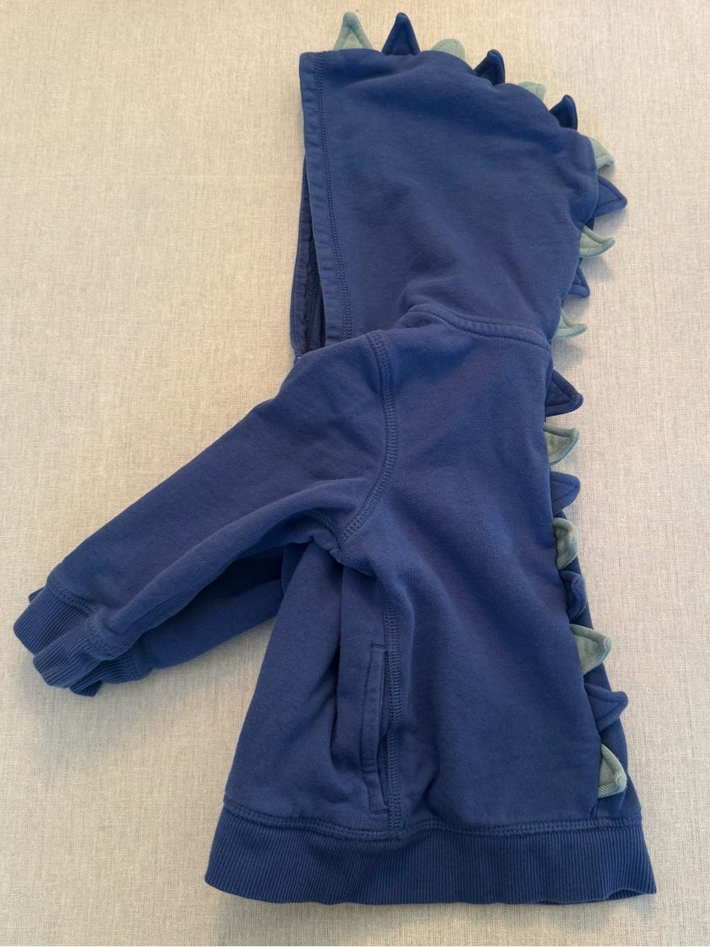 Zip-up hooded dino sweatshirt from Hanna Andersson